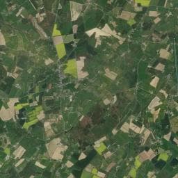 Vue aérienne des environs de L'Escapade