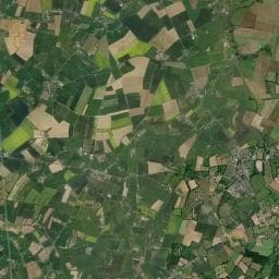 Vue aérienne des environs de Aire de camping-car à Juvigny-sur-Seulles