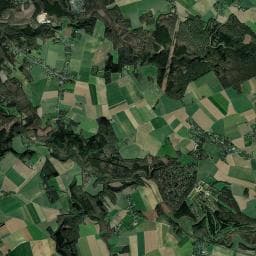 Vue aérienne des environs de Camping de la Salverte