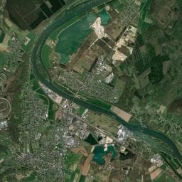 Vue aérienne des environs de Aire de service de Gaillon