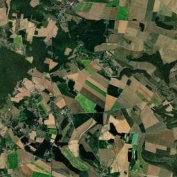 Vue aérienne des environs de Camping du Bois Joli