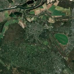 Vue aérienne des environs de Domaine Saint Michel