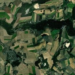 Vue aérienne des environs de Aire de camping-car à Monnes