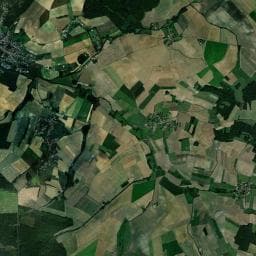 Vue aérienne des environs de Le Nid dans les Bruyères