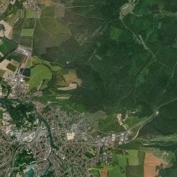 Vue aérienne des environs de Parking place Saint-Nicolas - hôpital