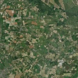 Vue aérienne des environs de Les Vanneaux
