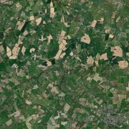 Vue aérienne des environs de Aire de stationnement et de services Marigny