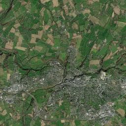 Vue aérienne des environs de Aire de camping-car à Le Mesnil-Rouxelin