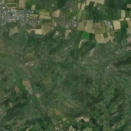 Vue aérienne des environs de Aire de camping-car à Courtonne-la-Meurdrac