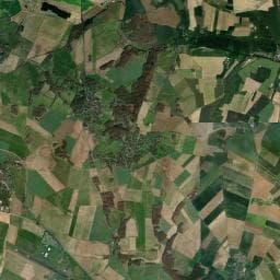 Vue aérienne des environs de Les Maurois