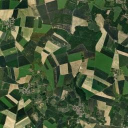Vue aérienne des environs de Camping de l'Ancien Moulin