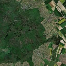 Vue aérienne des environs de Aire de service et de stationnement