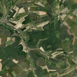 Vue aérienne des environs de Aire de camping-car de Blercourt