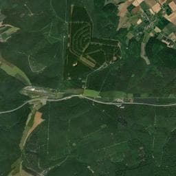 Vue aérienne des environs de Aire de services