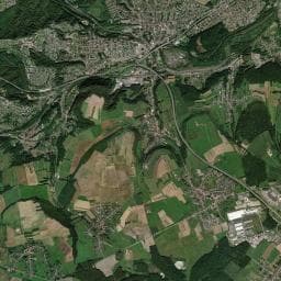 Vue aérienne des environs de Aire de camping-car à Guenviller