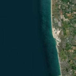 Vue aérienne des environs de Aire de camping-car à Agon-Coutainville