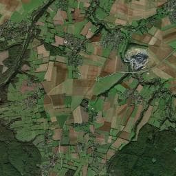 Vue aérienne des environs de Camping à la Ferme du Bout de la Ville