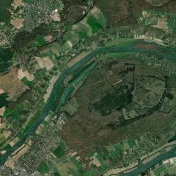 Vue aérienne des environs de Camping le Criquet