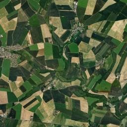 Vue aérienne des environs de La Tiny House de l'Ouchette