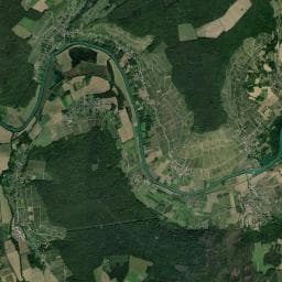 Vue aérienne des environs de Aire d'accueil et de services de Jaulgonne