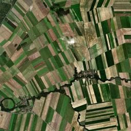 Vue aérienne des environs de Aire de camping-car à Cuperly