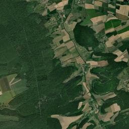 Vue aérienne des environs de Camping les Marguerites