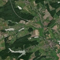 Vue aérienne des environs de Bivouac à Farschviller