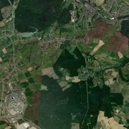 Vue aérienne des environs de Camping Saint-Vit