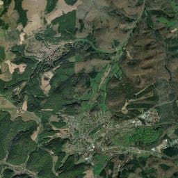 Vue aérienne des environs de Aire de camping-car à Hanviller