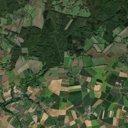 Vue aérienne des environs de Nature et soleil de Normandie