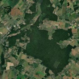 Vue aérienne des environs de Aire de camping-car de Broglie