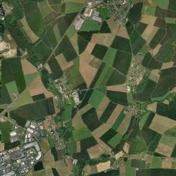 Vue aérienne des environs de Parc résidentiel de loisirs les Tulipiers