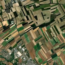 Vue aérienne des environs de Aire de stationnement/station service