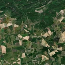 Vue aérienne des environs de Aire de stationnement de Saint-Rouin