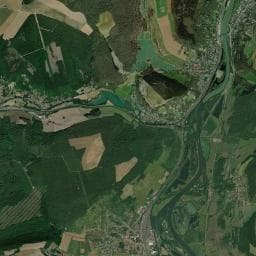 Vue aérienne des environs de Domaine Herbes & Bois – La Cabane du Rêveur