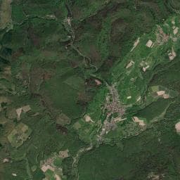 Vue aérienne des environs de Camping du Fleckenstein