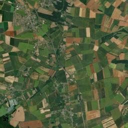 Vue aérienne des environs de La Mine Soumont