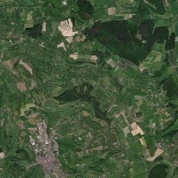 Vue aérienne des environs de Aire de camping-car à Camembert