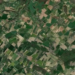 Vue aérienne des environs de Le Clos Gouget