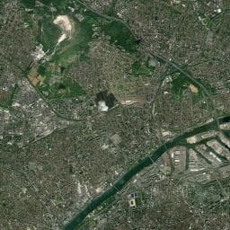 Vue aérienne des environs de Club Naturiste Air et Soleil