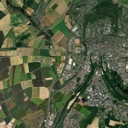 Vue aérienne des environs de Aire de camping-car à Nanteuil-lès-Meaux