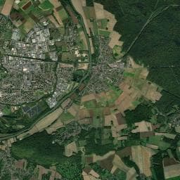 Vue aérienne des environs de Les Troënes