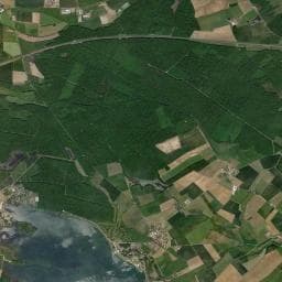 Vue aérienne des environs de Aire de services camping-car du lac de Madine - Nonsard