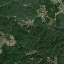 Vue aérienne des environs de Abri de la colonne