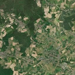 Vue aérienne des environs de Refuge du Soultzerkopf