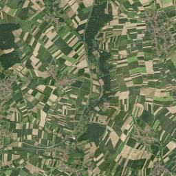 Vue aérienne des environs de Aire de stationnement pour camping-car Hunspach