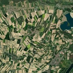 Vue aérienne des environs de Camping  municipal les Mouettes