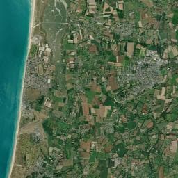 Vue aérienne des environs de Camping de la Vanlée