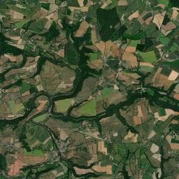 Vue aérienne des environs de Camping municipal (2)