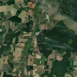 Vue aérienne des environs de Aire de camping-car à La Neuve-Lyre